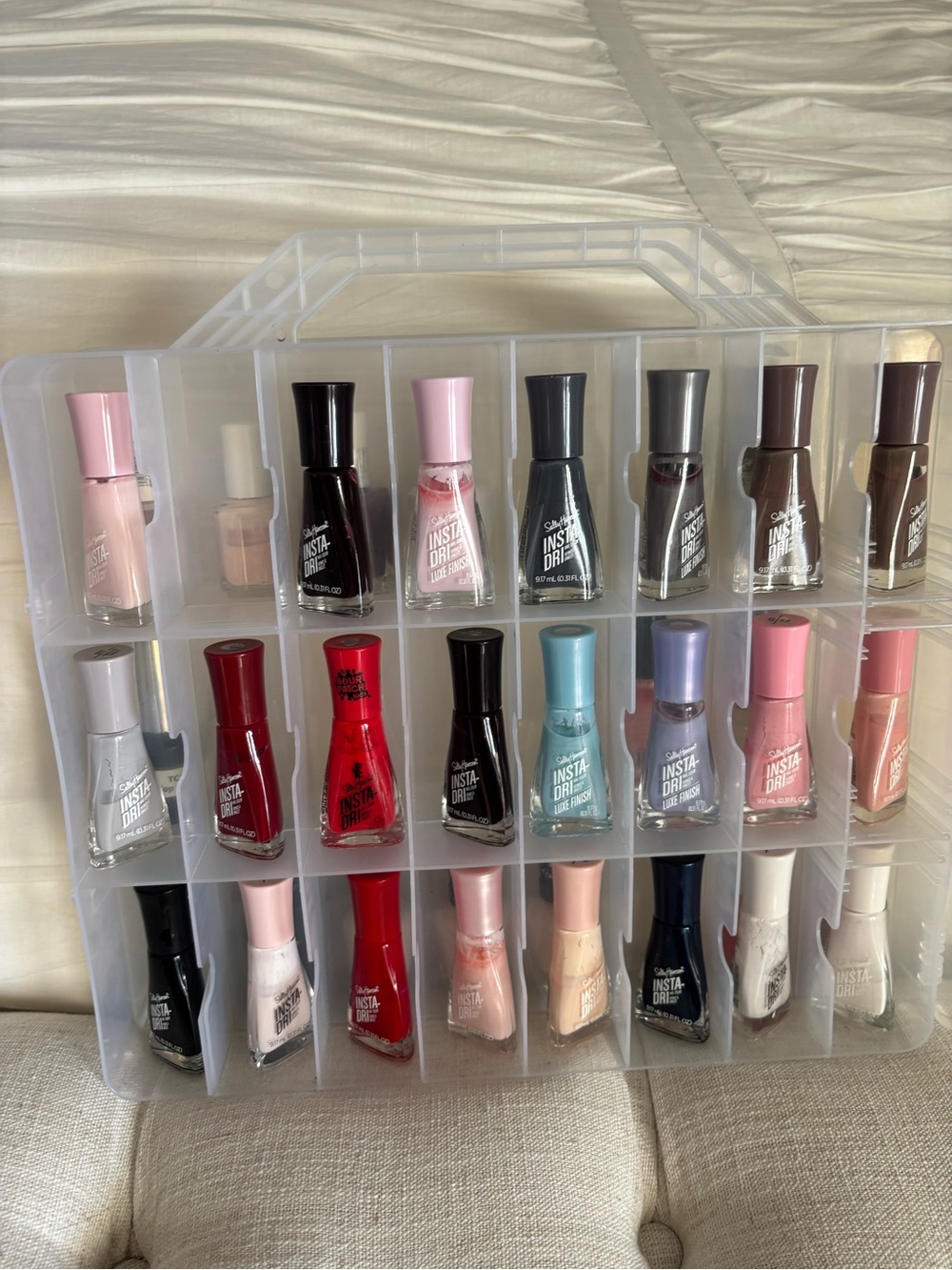 Sally Hansen Insta-Dri Nail Polish Lot of 23 Bottles